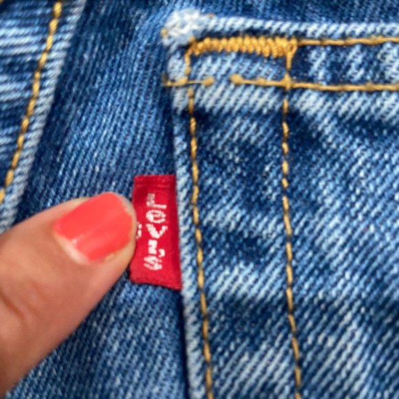 Levi's 550 Denim Jeans Blue Wash Relaxed Fit - Picture 4 of 12